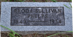 Rhoda Catherine “Rhodie” <I>Sullivan</I> Phelps 