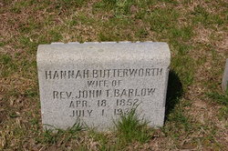 Hannah <I>Butterworth</I> Barlow 