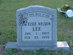 Elsie Ann <I>Nelson</I> Lee 