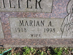 Marian A. <I>Marchant</I> Schriefer 