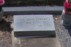 Edith <I>Jones</I> Cornwell 