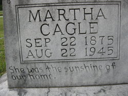 Martha Emeline <I>Townsend</I> Cagle 