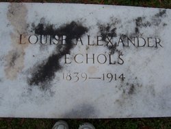 Louise <I>Alexander</I> Echols 