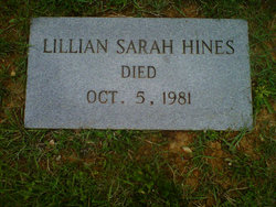 Lillian Sarah Hines 