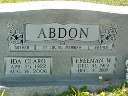 Ida Claro <I>Archey</I> Abdon 