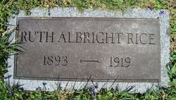 Effie Ruth <I>Albright</I> Rice 