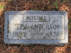 Olea Malvina <I>Christianson</I> Anderson 
