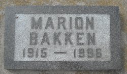 Marion Lucille <I>Rye</I> Bakken 