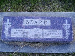 Sarah Jane “Sally” <I>Cantrell</I> Beard 
