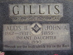 Infant Daughter Gillis 