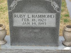 Ruby L Hammond 