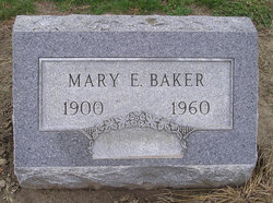 Mary Edna <I>Armstrong</I> Baker 