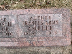 Frances Arms <I>Arms</I> Ambler 