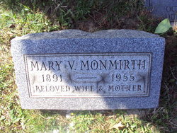 Mary Virginia <I>Vernon</I> Monmirth 