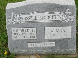 Mildred F. <I>Blodgett</I> Russell 