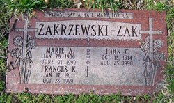 Marie A Zakrzewski 