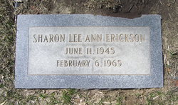 Sharon Lee Ann Erickson 