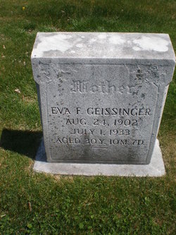 Eva Freed <I>Alderfer</I> Geissinger 