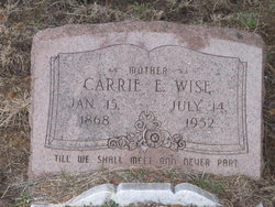 Carrie Ellen <I>B</I> Wise 