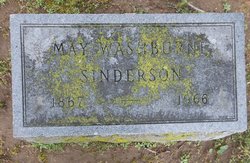Mary May “May” <I>Washburne</I> Sinderson 