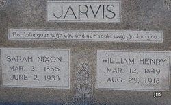 Sarah Nixon <I>Williams</I> Jarvis 
