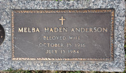 Melba <I>Haden</I> Anderson 