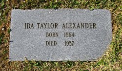 Ida <I>Alexander</I> Taylor 