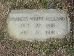 Rebecca Frances <I>Whitt</I> Holland 