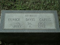 Eunice <I>Davis</I> Caples 