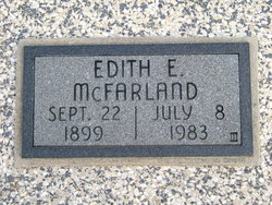 Edith Ermine <I>Hadlock</I> McFarland 