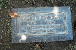 Adeline H Coleman 