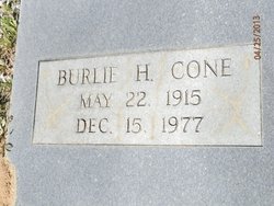 Burlie H. Cone 