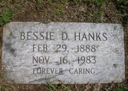 Bessie D Hanks 
