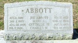 Charles W Abbott 