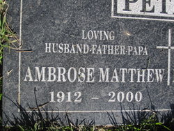 Ambrose Matthew Petrie 