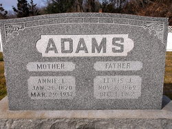 Annie Laurie <I>Clarke</I> Adams 