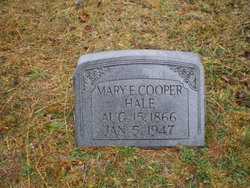 Mary Elizabeth <I>Cooper</I> Hale 
