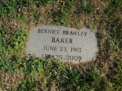 Bernice Elizabeth <I>Brawley</I> Baker 