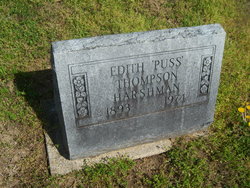 Edith “Puss” <I>Thompson</I> Harshman 