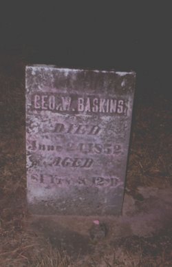 George Washington Baskins 