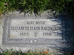 Elizabeth Mae “Bettie” <I>Elkin</I> Hauswirth 