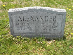 Mildred E. <I>Hance</I> Alexander 