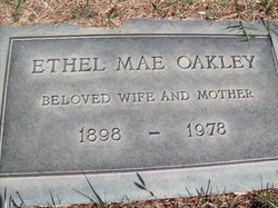 Ethel Mae <I>Longnecker</I> Cartwright Oakley 