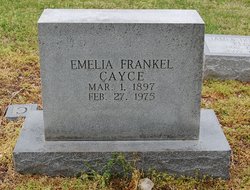 Emelia <I>Frankel</I> Cayce 