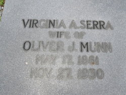 Virginia A <I>Serra</I> Munn 