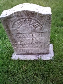 Elizabeth “Lizzie” <I>Luther</I> Burkhart 