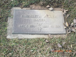 Elizabeth “BB” <I>Wilder</I> Baker 