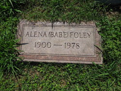 Alena “Babe” <I>Furst</I> Foley 