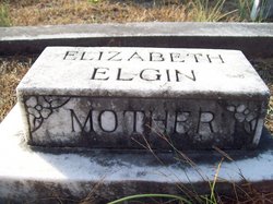 Elizabeth “Betsy” <I>Banister</I> Elgin 