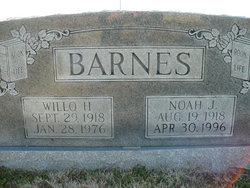 Mary Willo <I>Herron</I> Barnes 